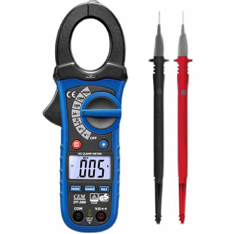 CEM DT-360 DT-362 DT-363 High Precision Clamp Meter Automatic Digital Multimeter Non-Contact Voltage Test Ammeter Electrical CEM DT-360 DT-362 DT-363 High Precision Clamp Meter Automatic Digital Multimeter Non-Contact Voltage Test Ammeter Electrical